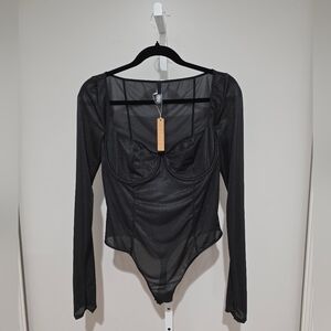 *NWT* Skims ~Rare~ Womens Glissonette Long Sleeve Bodysuit